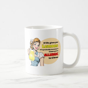 Mug Drôle Démotivation Sassy Vintage Femme au Foyer Ré