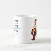 Mug Drôle Démotivationnel Sassy Housewoman Échec Rétro (Centre)