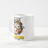 Mug Drôle des sarcasmes, Agacé au premier regard (Devant gauche)