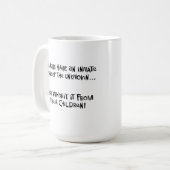 Mug Drôle dessin (Devant gauche)