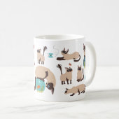 Mug Drôle dessin animé chats (Devant droit)
