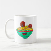 Mug Drôle dessin animé spaghetti boules de viande art (Gauche)