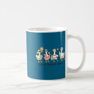Mug Drôle d'été oie plage canard mignon animal vacance