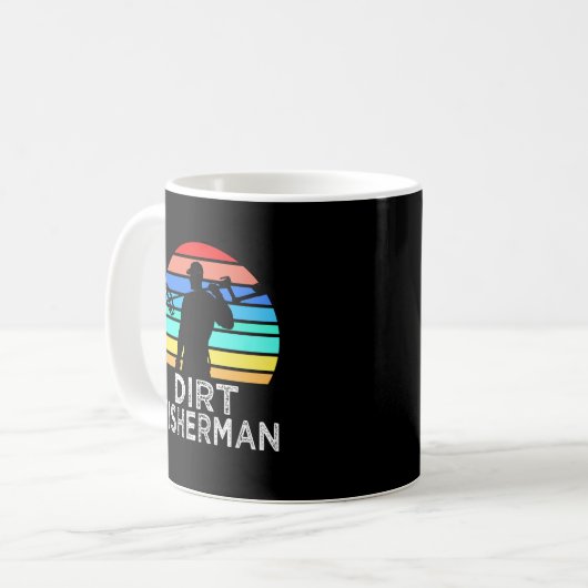 Mug Drôle Détecteur de métaux Détecteur Hobby Cadeau (Devant gauche)