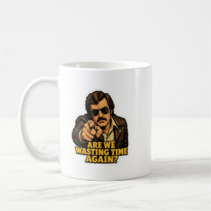 Mug Drôle détective rétro Perte de temps Bureau Meme