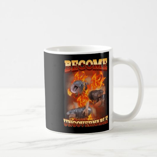 Mug Drôle Devient Ingouvernable Moo Deng Dans Le Ba De (Droite)