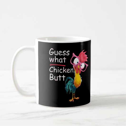 Mug Drôle Devinez Ce Beurre De Poulet Parfait Cadeau H (Gauche)