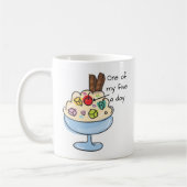 Mug Drôle Devis Diet Crème de glace Sundae (Gauche)