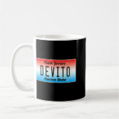 Mug Drôle Devito New Jersey Italien Américain Nj Côtel (Gauche)