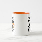 Mug drôle d'Halloween avec sorcière noire et plein (Centre)
