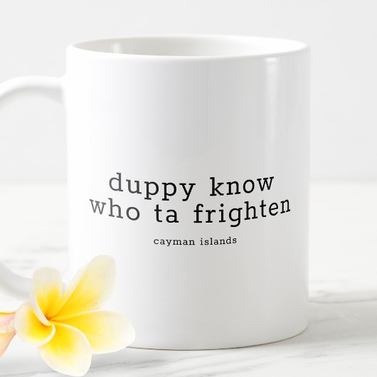 Mug Drôle Dialecte Caïmanien Duppy Connais Qui Ta Frig