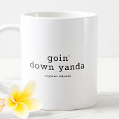 Mug Drôle Dialecte Cayman Goin' Down Yanda