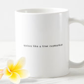 Mug Drôle Dialecte Caymanien Pas aujourd'hui Bobo