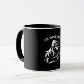 Mug Drôle D'Identité Qui Rend Des Cadeaux De Soudeur P (Devant gauche)