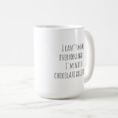 Mug Drôle digestif de chocolat Happy (Devant droit)