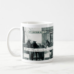 Mug drôle - Dîner de cheval