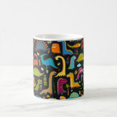 Mug Drôle dinosaure sans couture motif (Centre)
