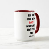 Mug Drôle Dit Moderne Coworker Anniversaire Citation C (Devant droit)