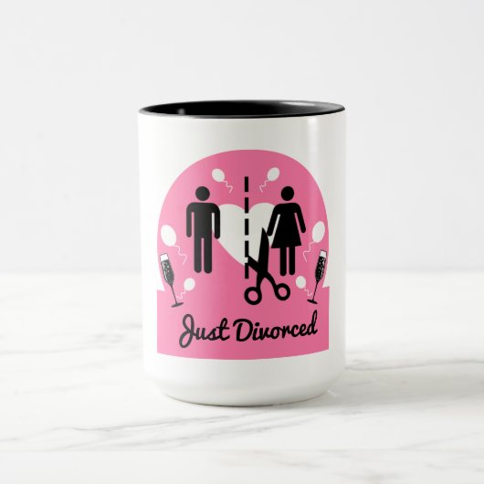 Mug Drôle Divorce Sympathy Dons (Centre)