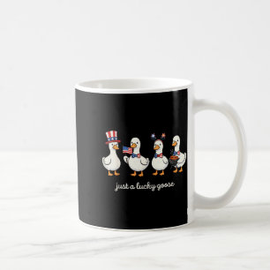 Mug Drôle d'oie chanceuse Patriotique 4 juillet Canard
