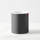 Mug Drôle d'oiseau noir F-caw-f Anti Saint Valentin Cé (Centre)