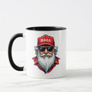 Mug Drôle Donald Trump Père Noël MAGA Noël