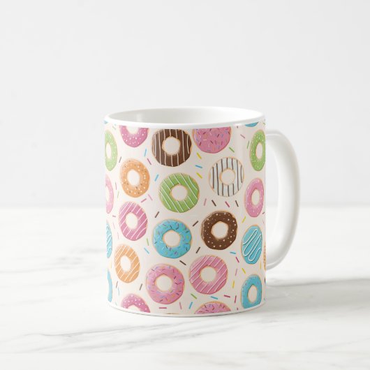 Mug Drôle Donut (Devant droit)