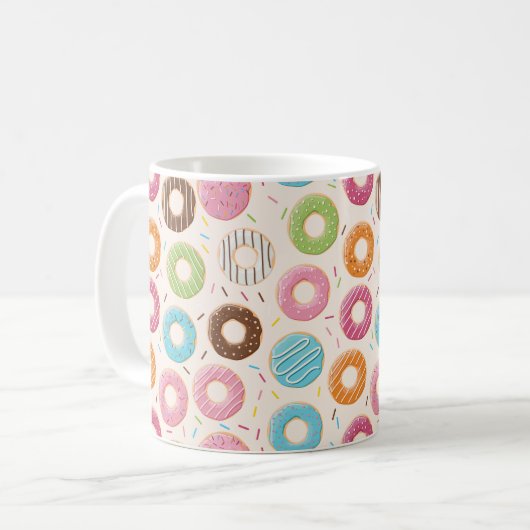 Mug Drôle Donut (Devant gauche)