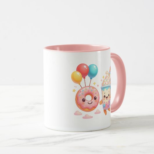 Mug Drôle Donut (Devant droit)