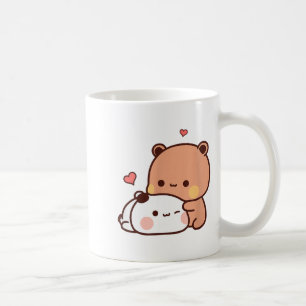 Mug Drôle Doux Kawaii Kp Ours Panda Câlin Couple Amour