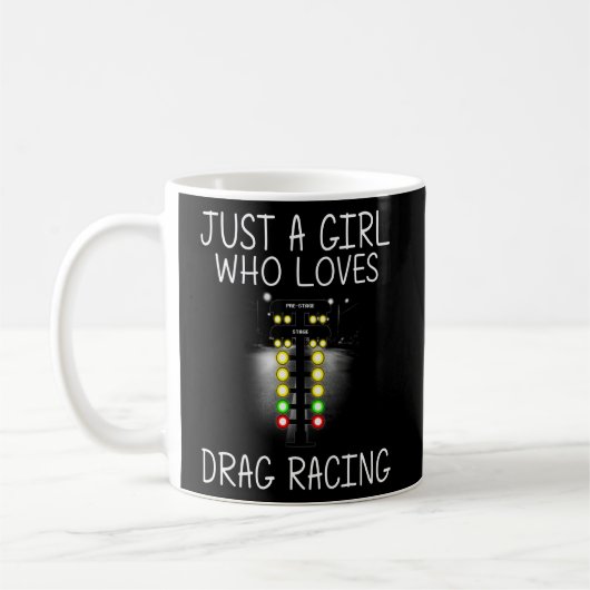 Mug Drôle Drag Racing Pour Filles Kid Drag Racer Drift (Gauche)