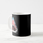 Mug Drôle Drapeau Américain Jawsome 4 juillet Enfants (Devant gauche)