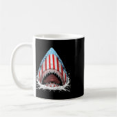 Mug Drôle Drapeau Américain Jawsome 4 juillet Enfants (Gauche)