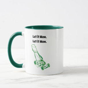 Mug Drôle Drôle Cartographie de tondeuse de gazon - La