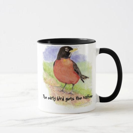 Mug Drôle, Early Bird obtient le Robin du Café (Droite)
