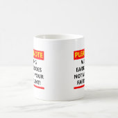 Mug Drôle Ecouteurs Silencieux (Centre)