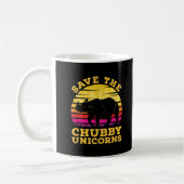 Mug Drôle Enregistrer le Chubby Unicorns Zoo Keeper (Gauche)