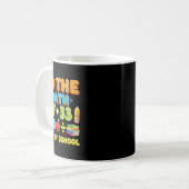 Mug Drôle équation mathématique de 100 jours d'école é (Devant gauche)
