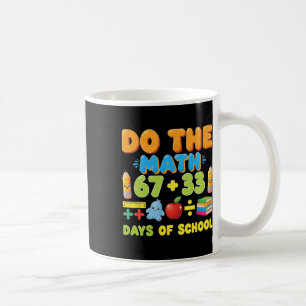 Mug Drôle équation mathématique de 100 jours d'école é