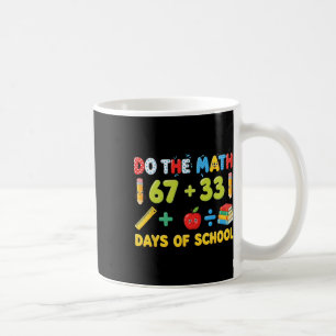 Mug Drôle équation mathématique de 100 jours d'école é