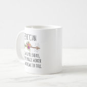Mug Drôle Esthétique Beauticienne Idée cadeau (Devant gauche)