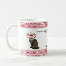 Mug drôle et laid de Noël - Chats grincheux