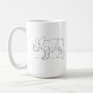 Mug Drôle et Mignon Bouledogue Français, Humour Ca