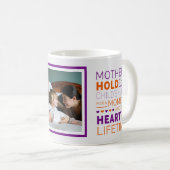 Mug Drôle et mignon Citation MOM Citations de photos M (Devant droit)