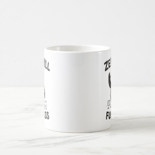 Mug Drôle et Sarcastique Zero Chill Full Sass Penguin (Centre)