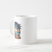 Mug Drôle été Skeleton Beach Party Halloween Vi (Devant gauche)