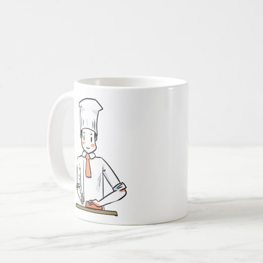 Mug Drôle expert de Tosser de chef effronté (Devant gauche)