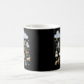 Mug Drôle expression anglaise Il pleut des chats et de (Centre)