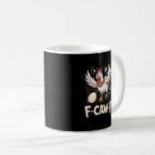 Mug Drôle F Caw F Poule Créatif Style Décontracté (Devant droit)