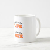 Mug drôle faible en fer (Devant droit)
